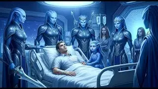 Он принял на себя восемь клинков ради инопланетного ребёнка — а очнувшись, увидел у своей постели