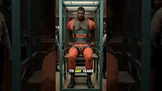Giant Inmate Locked in Full Metal Cage Reacts to 880 Year Sentence | Courtroom CCTV