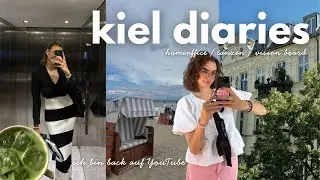 zurück auf youtube 💛 Vision board erstellen, homeoffice, tanzen, leben in kiel 🐝🌼