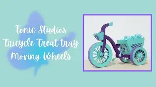 Поднос для сладостей Tonic Studios на трёхколёсном велосипеде с вращающимися колёсами