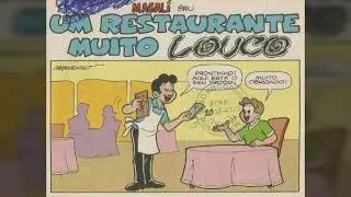 Magali - Um restaurante muito louco | Quadrinhos Turma da Mônica