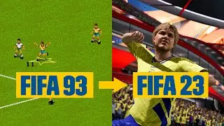 Tomas Brolins målgest i FIFA 93 till FIFA 23