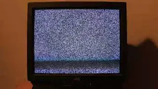 The sound of TV Static real CRT television Big bang microwave background poltergeist.