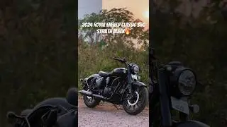 2024 RE CLASSIC 350 STEALTH BLACK🔥 #royalenfield #classic350