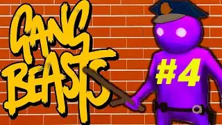 Luchas Locas contra mi pap&aacute;! 😝 | Gang Beasts #4 | Juegos Esteban Raptor