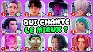 Devine qui CHANTE 😱❤️ KPOP DEMON HUNTERS 🎶 Rumi 💜 Jinu 🔥 Saja 🦁