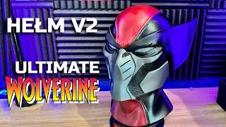 Wydrukowałem hełm Ultimate Wolverine'a na drukarce 3D I Konkurs