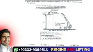 Q7 What is the gross capacity at pick up point at grove crane RT 65 s Rigger 1 doctor sunain janee