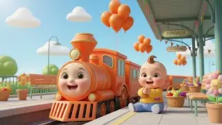 Colors Train Adventure Song | kids nursery rhymes | Baby Song, Fun Learning Cartoon 🚂🎨