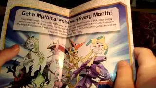 Opening the arceus mythical collection box