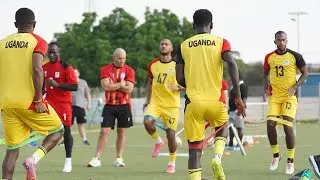 Uganda Cranes Training in Botswana at Likedi Football Center in Gaborone