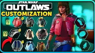Star Wars Outlaws Customization Showcase! (Clothes, Ship, Blaster, Speeder)