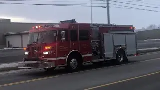 Engine 102 Responding to a Structure Fire.