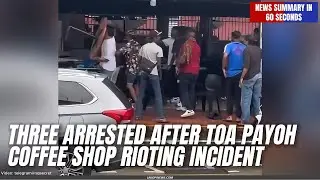 Three Arrested After Toa Payoh Coffee Shop Rioting Incident