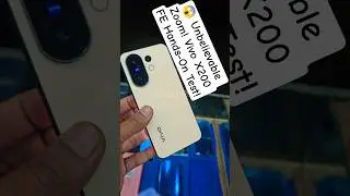 🤯 DSLR Killer Zoom! Vivo X200 FE Real Test! #shortsfeed #viral #trending #x200fe #camera #zoomtest