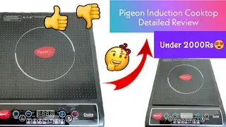 Pigeon1800 Watt🔥Induction Stove Detailed Review & Demo In Tamil| Stovekraft Cruise | Shifa's Gallery