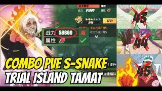 Dibawah power minimum - Bisa tamatin Trial Island - Combo PVE S-Snake - One Piece Fighting Path