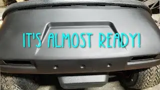 Rat Rod Golf Cart:  Prepping and painting the body