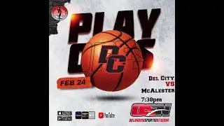 🏀Del City vs McAlester Boys Area Basketball 2023