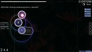 【Osu 3.34*】Maroon 5 - Maps 99.04% FC 43pp