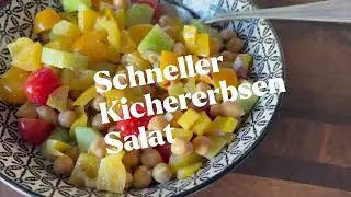 Schneller Kichererbsen Salat