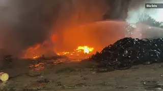 Officials contain massive Tyler County tire fire amid ongoing efforts
