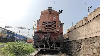 Only Baldie Alco Surviving on Mainline 14571 Moula Ali WDG3A | MLY WDG3A Twins |