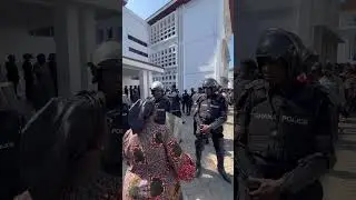 Ama Governor Brought To Court After Ghana Police Kidnapped Her. #shorts #reels #police #protest #npp