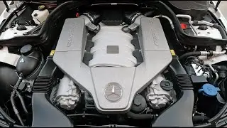 Процесс технического обслуживания Mercedes C63 AMG (W204) | Смена масла.