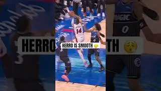 Tyler Herro gets inside with a smooth euro step