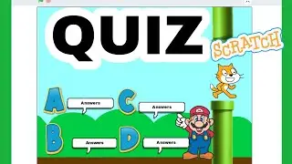 Membuat kuis di Scratch Mapel Informatika | Make a quiz on scratch