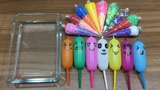 Mixing Random Things into Clear Slime !!! Relaxing Slime with Funny Balloons | Slime Videos #159