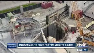 Madison Ave. to close for 7 months for DigIndy