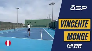 Vicente Monge - Tennis Recruiting Video - Fall 2025