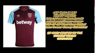 EDMONDSOCCERSHOP.COM - 17/18 WEST HAM HOME JERSEY!!!!! - 5 STARS UNBOXING REVIEW!!! GREAT!!