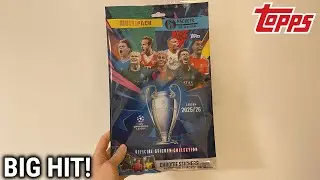 *1 из 240 НАБОРОВ!* Открытие мультипаков! — Коллекция наклеек Topps Champions League 2025/26! ⚽️