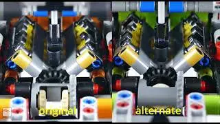 LEGO Technic Jesko Gear timings 42173,42184