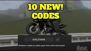 10 WORKING CODES FOR THE RIDE! | ROBLOX THE RIDE CODES 🚀