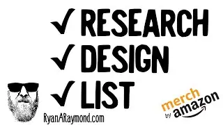 Merch By Amazon Tutorial How to Research Design and List a Low Competition Design