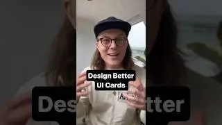 Design Better UI Cards #card #uidesign #shortsfeed #shorts #uiux #design #ui #figmadesign #figma