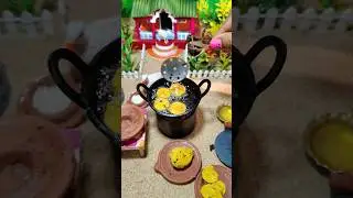World smallest masala puri in mini kitchen || #viral #viralvideo #trending #doll #dolls #dollhouse