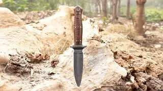Handmade Damascus Steel Hunting Knife