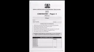 KCSE CHEMISTRY PAPER 2 PREDICTED 2026    001