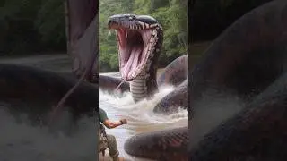 The Attack Of The Giant Snake in The Amazon Jungle