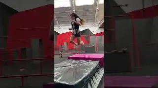 Stuntwoman keeps hitting invisible wall! 👀🤣  -  🎥 BVIRAL / escac.stuntacademy