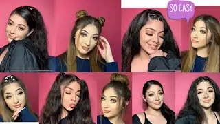 10 EASY & CUTE HAIRSTYLES