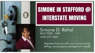 Simone in Stafford - w/ Manager Sherry Skinner of Interstate Moving and Storage