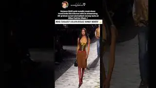 Mona tougaard wearing versace corset! #versace #monatougaard #supermodel #fashion #trendingshorts