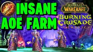 How to AOE Farm Slave Pens Like a Boss &ndash; 3 Frost Mages Spell Cleave FULL CLEAR - WoW Classic TBC