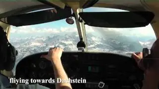 Local flight over Dachstein and Salzkammergut with Piper PA28 Turbo Arrow